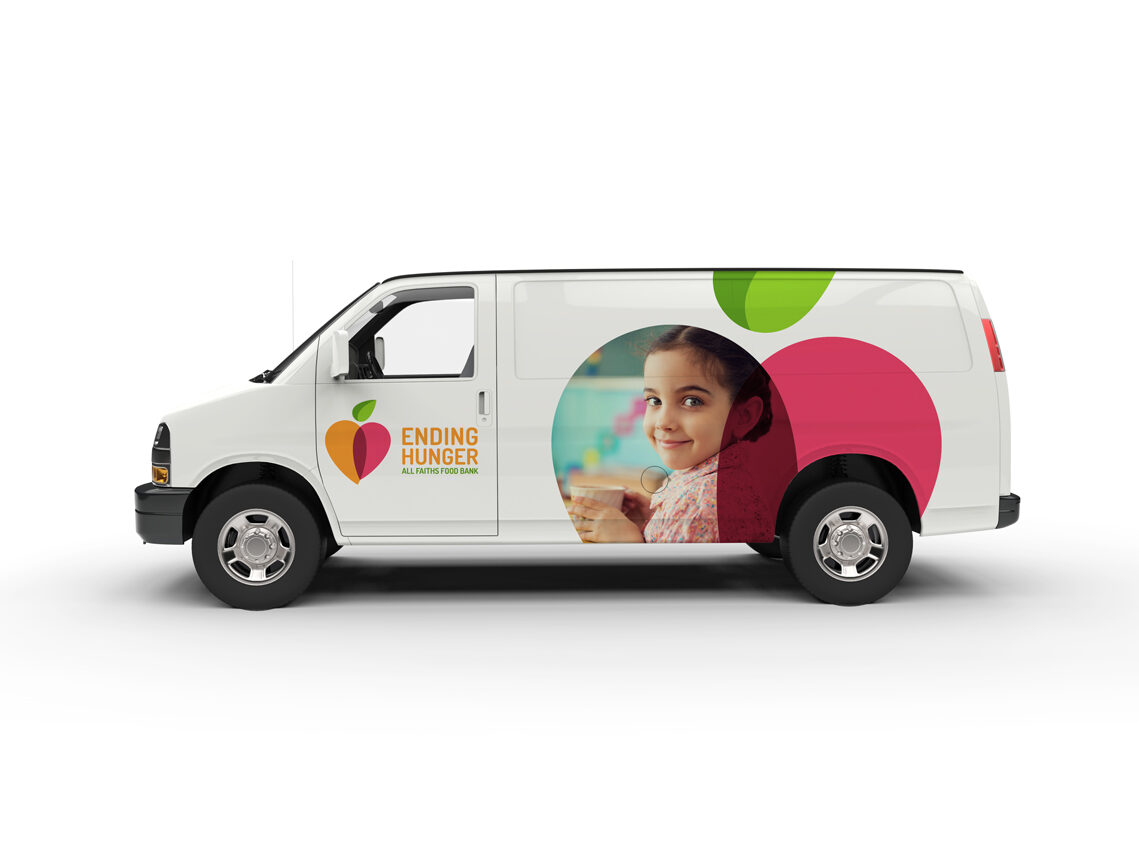 All Faiths Food Bank Branded Van