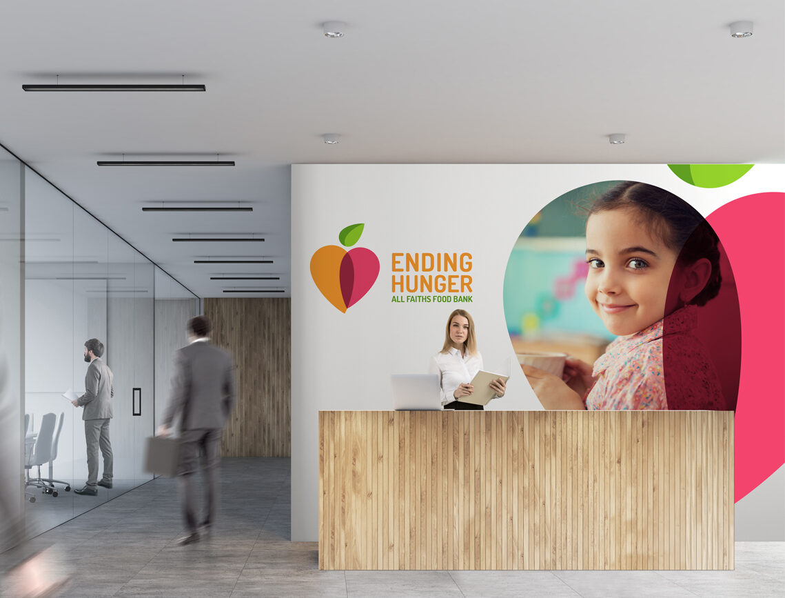 All faiths Food Bank Office Concept