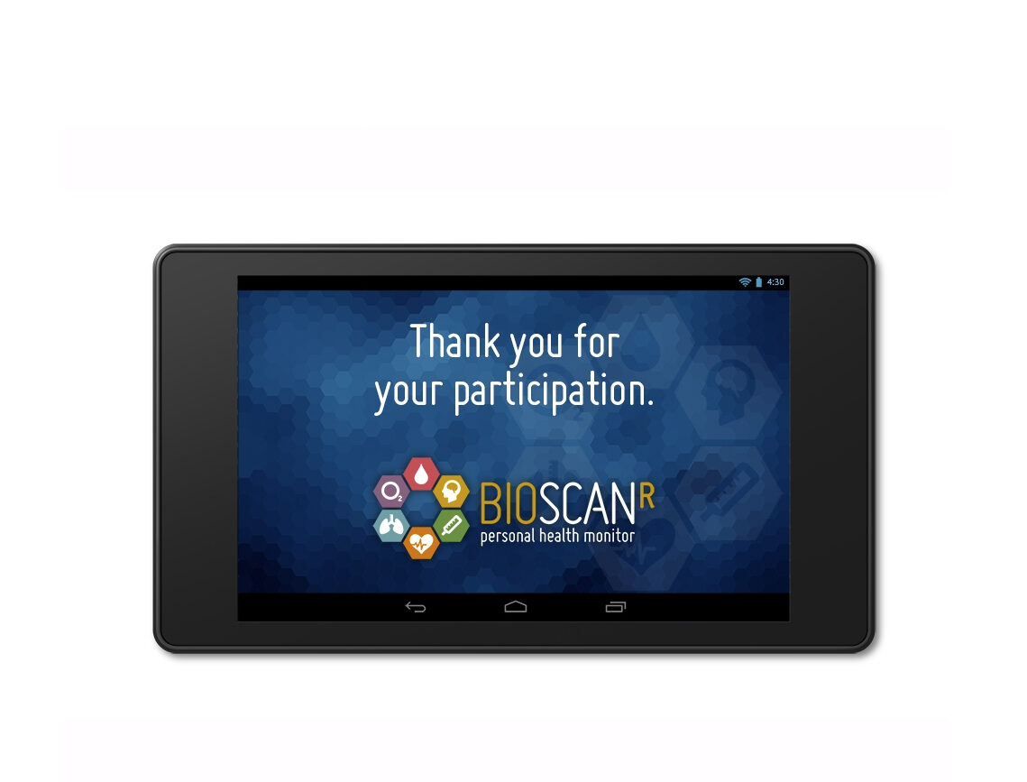 Bioscan Sign Off view