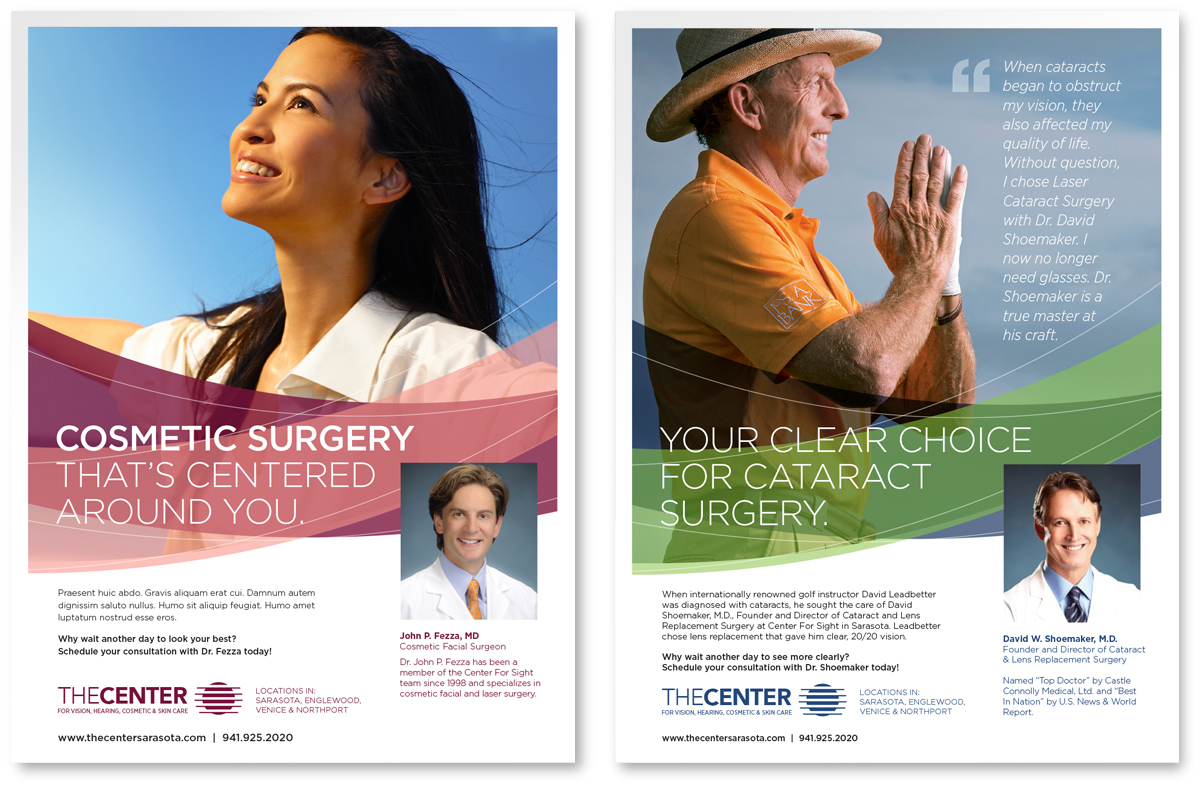 Center for Sight Ad Campaign Comp 3