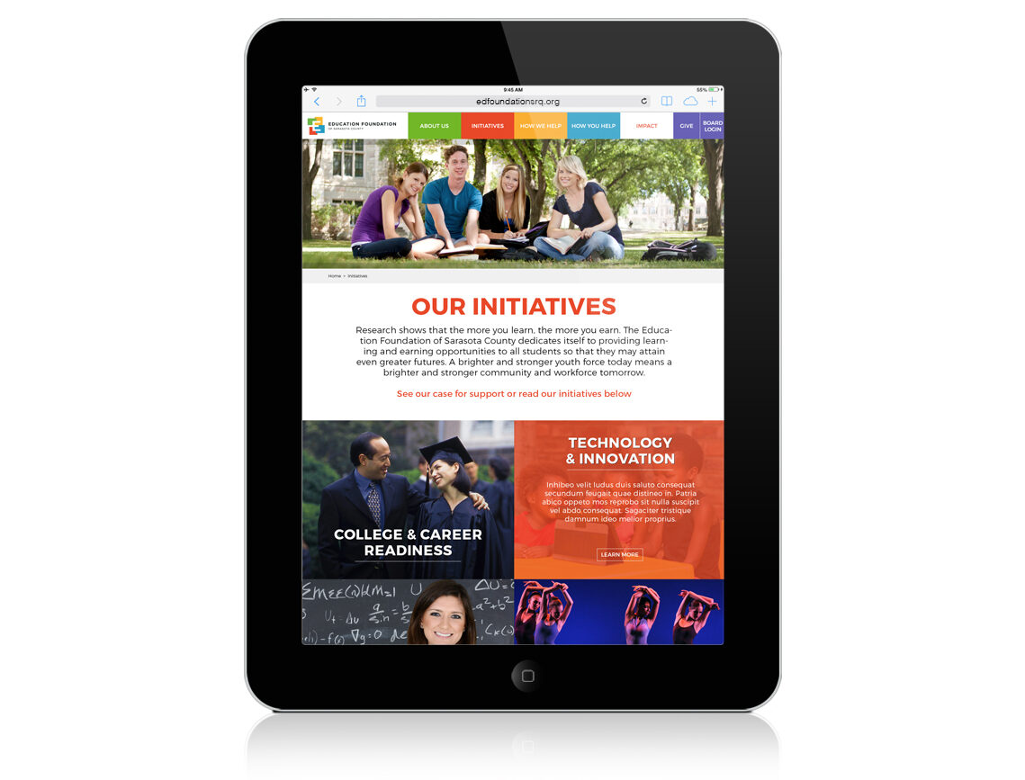 Education Foundation Website Initiative