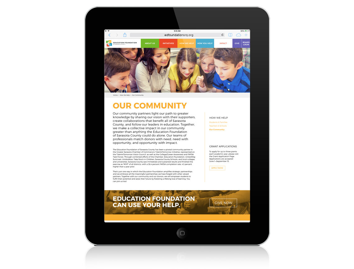 Education Foundation Website Community