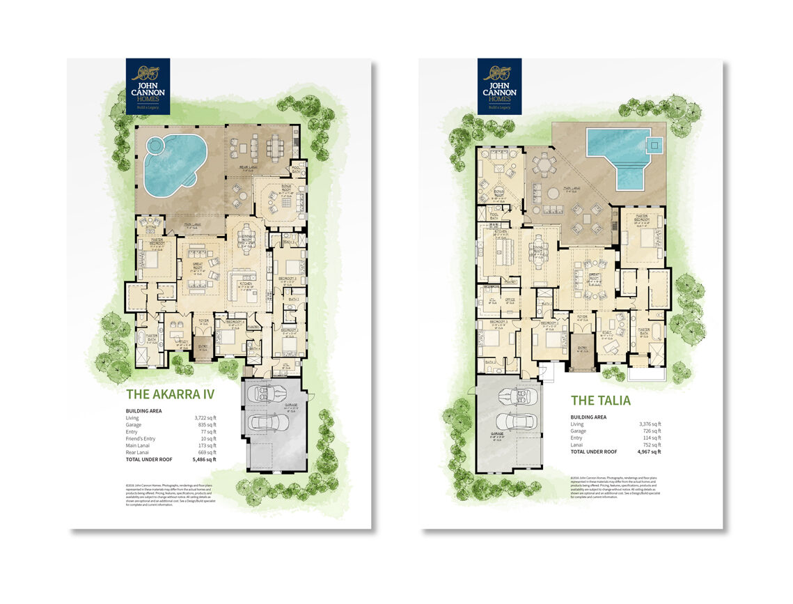 John Cannon Homes Updated Floor Plan