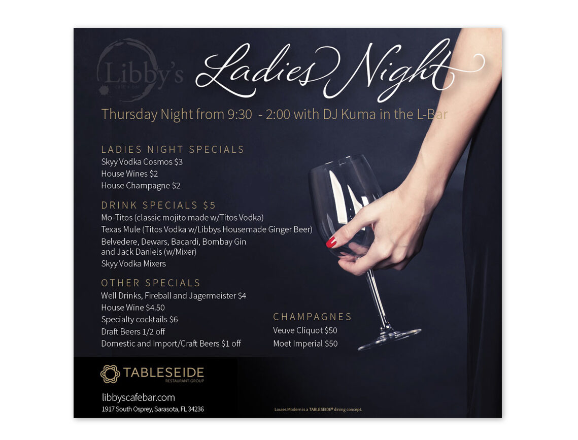 Libby's Lady's Night Promo