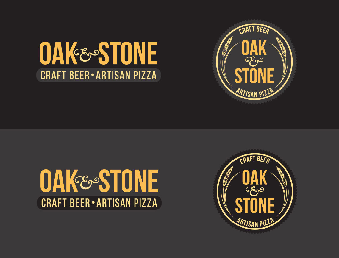 Oak & Stone Branding Logos