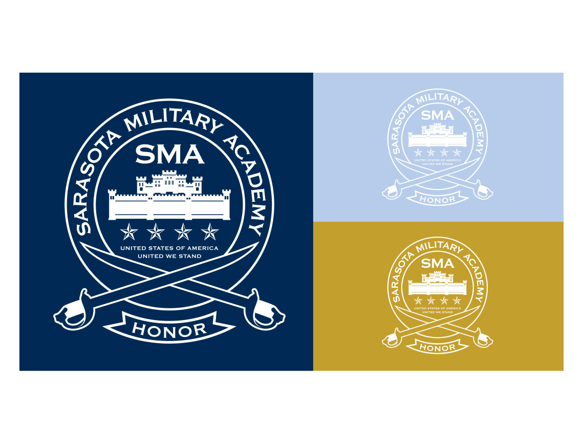 Sarasota Military Academy New Logo Color Palette