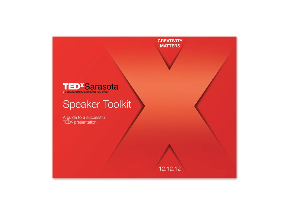 TedX 2012 Event Branding Speaker Toolkit Brochure