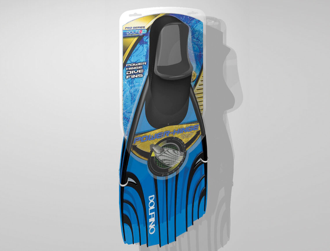 Dolfino Hydro-Flex Fin Packaging Concept 2