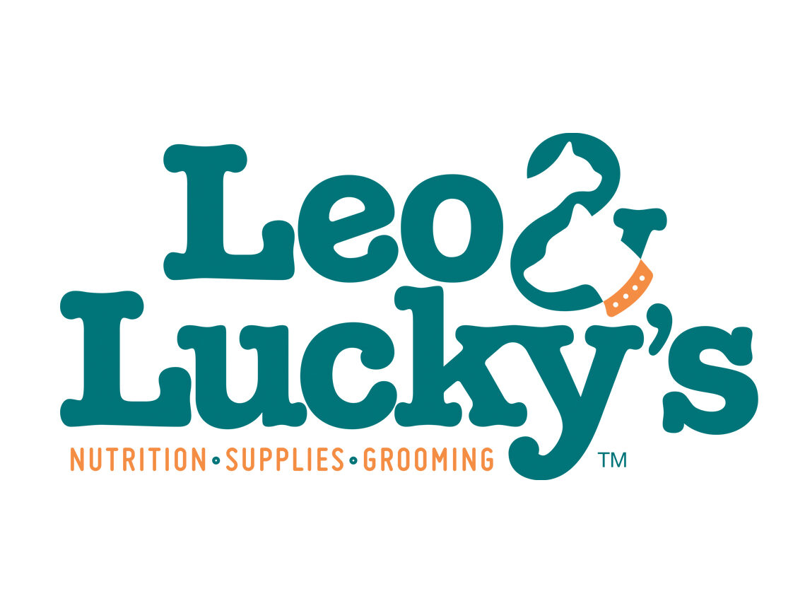 Leo & Lucky's Stacked Logo