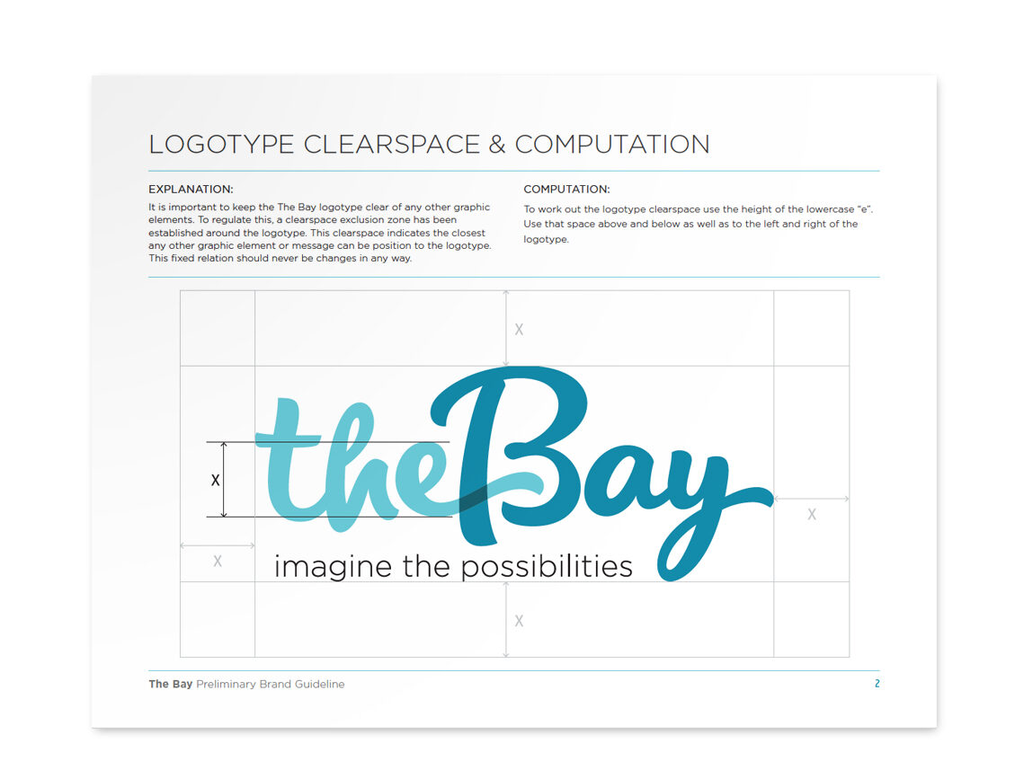 The Bay Logo Clearspace