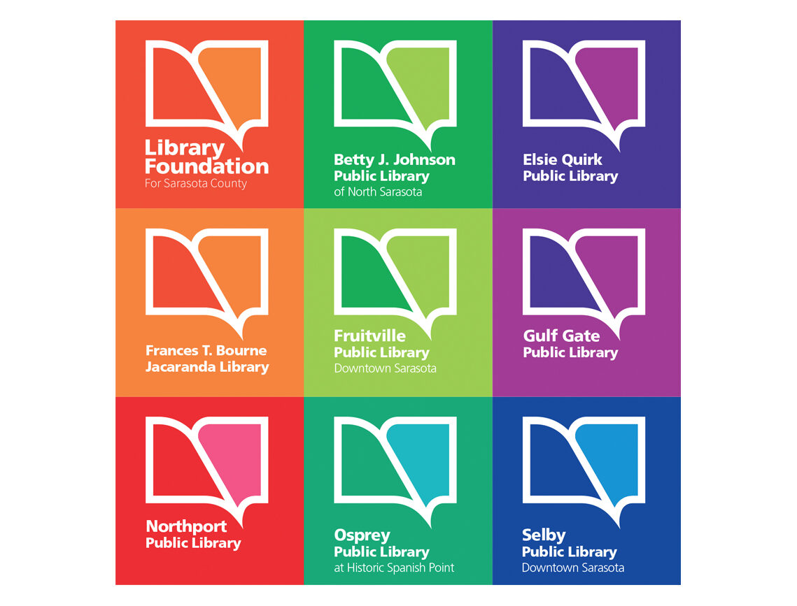 sarasota library foundation branch logos