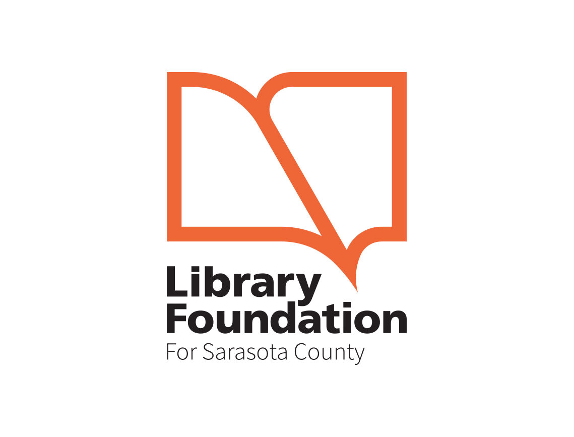 sarasota library foundation vertical logo